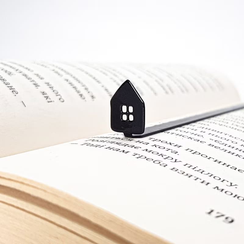 Bookmark My Sweet Home, small bookish gift for book lover.