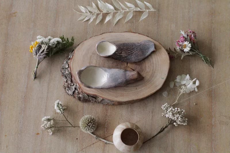 純手捏小鳥造型陶瓷湯匙(一對)