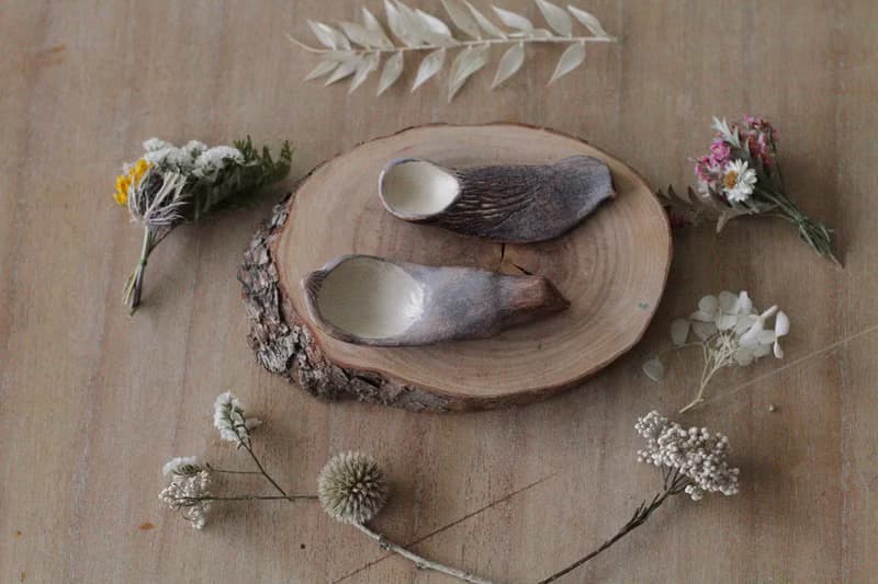 純手捏小鳥造型陶瓷湯匙(一對)