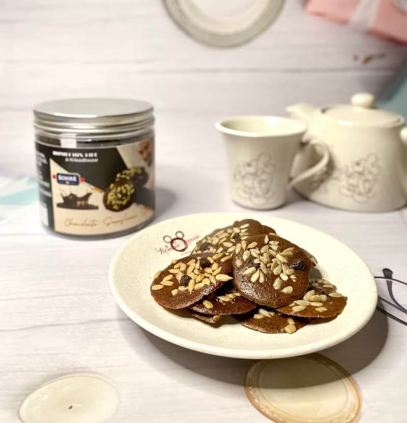 鴻琴生活阿儀美食屋_巧克力葵瓜子脆片