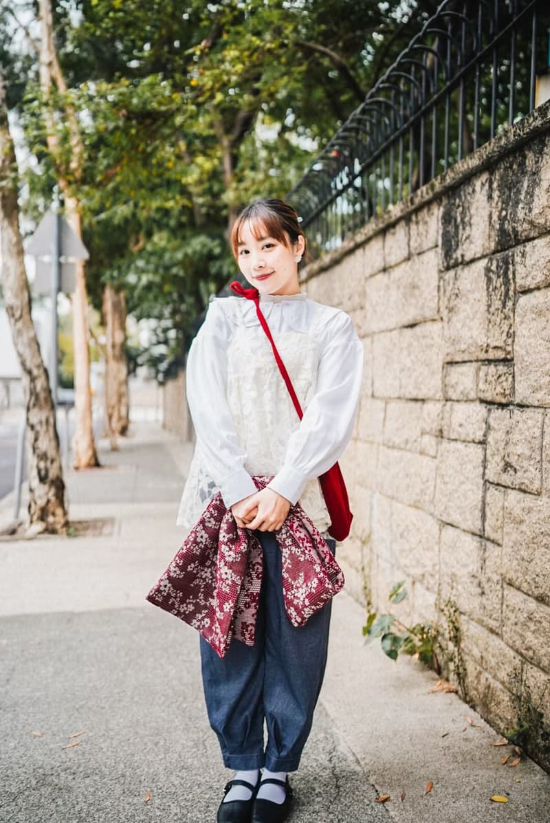 Bossom scarf 雙面暗花圍巾