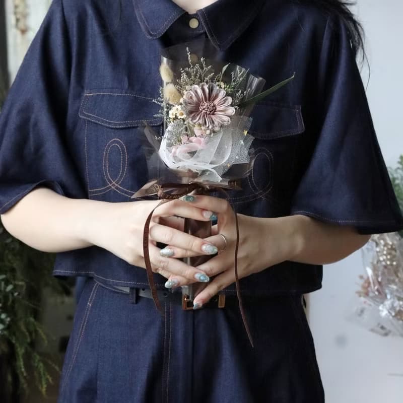 伴伴 | 繁星款乾燥擴香小花束( 附提袋 ) 畢業花束 畢業季 乾燥花