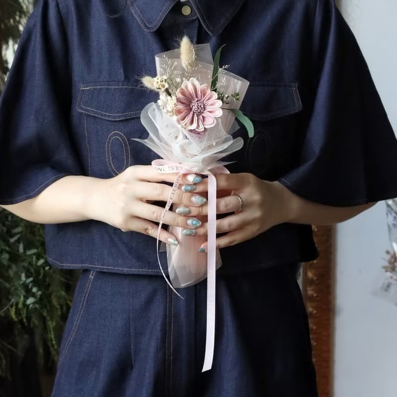 伴伴 | 繁星款乾燥擴香小花束( 附提袋 ) 畢業花束 畢業季 乾燥花