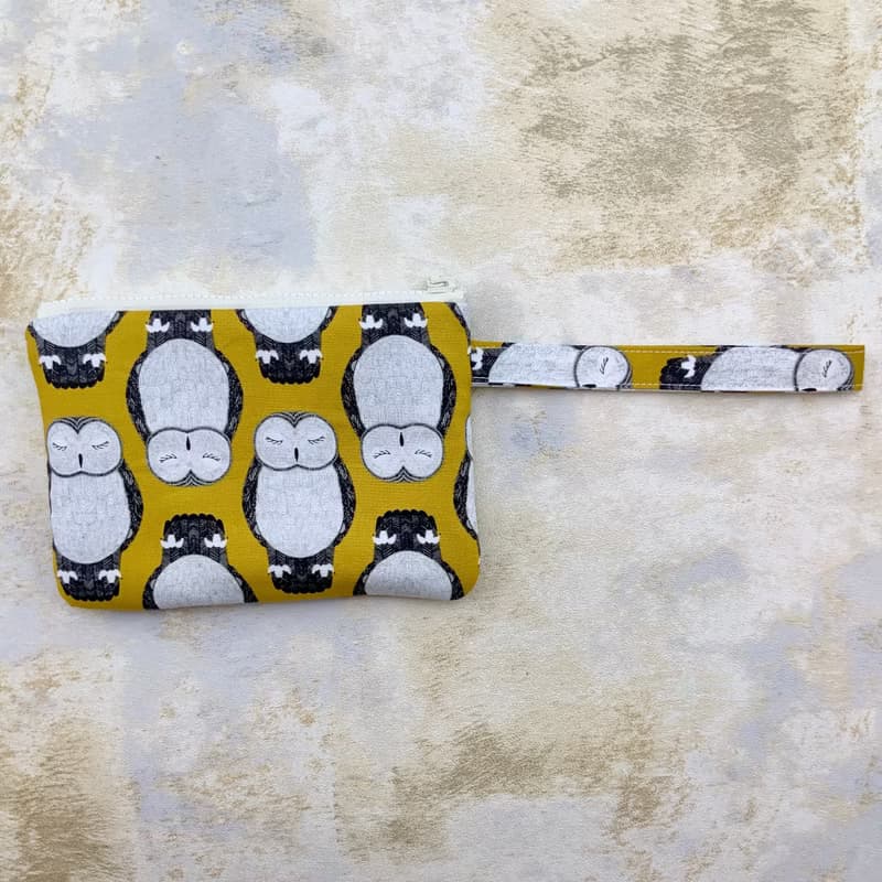 咕咕貓頭鷹—鋪棉錢包/零錢包/化妝包/收納包