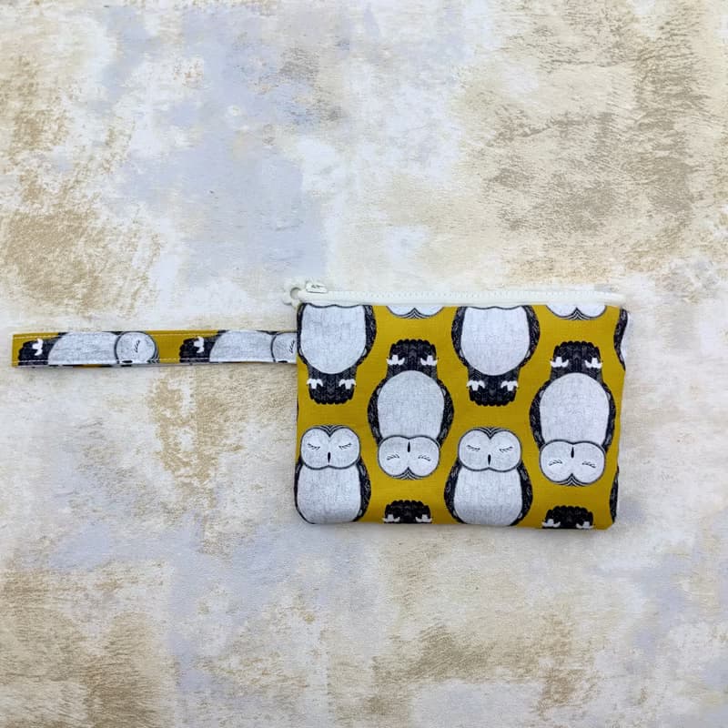 咕咕貓頭鷹—鋪棉錢包/零錢包/化妝包/收納包