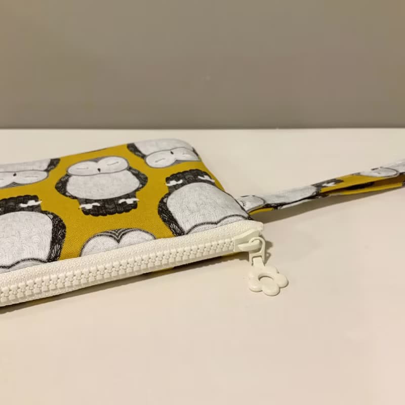 咕咕貓頭鷹—鋪棉錢包/零錢包/化妝包/收納包