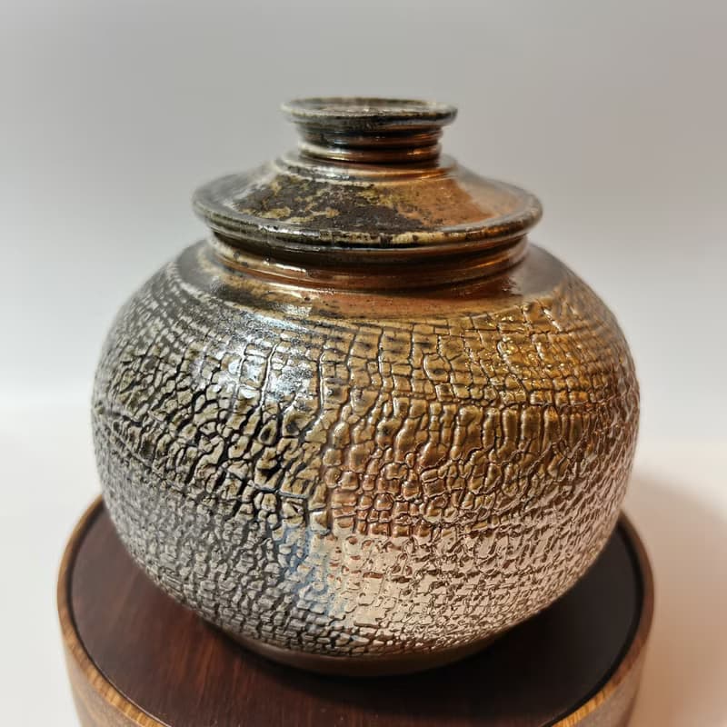 柴燒茶倉 / 半斤風化肌理茶倉 / 小平凡手作