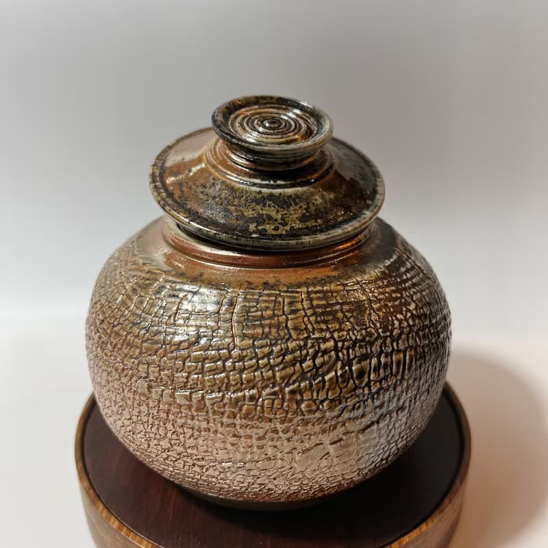 柴燒茶倉 / 半斤風化肌理茶倉 / 小平凡手作