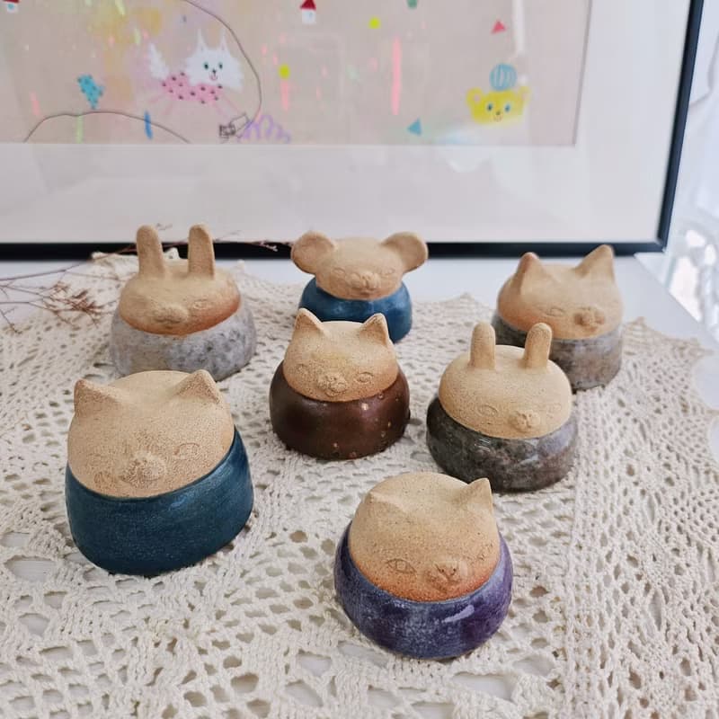 喵星村民陶瓷裝飾/擴香器/紙鎮