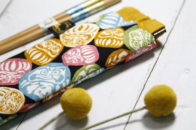 【Gi LAI】 環保彈片筷袋*達摩不倒翁だるまタンブラー