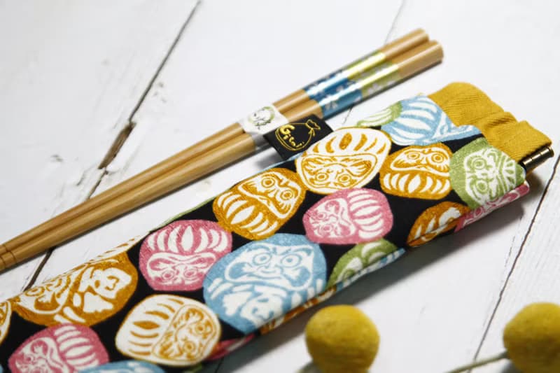 【Gi LAI】 環保彈片筷袋*達摩不倒翁だるまタンブラー