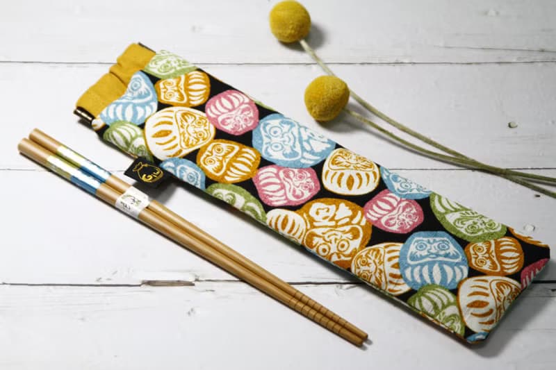 【Gi LAI】 環保彈片筷袋*達摩不倒翁だるまタンブラー