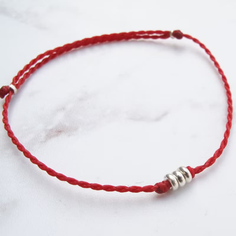 【手編蠟繩】甜甜圈 | 幸運蠟繩情侶手鍊 | 大員囡仔