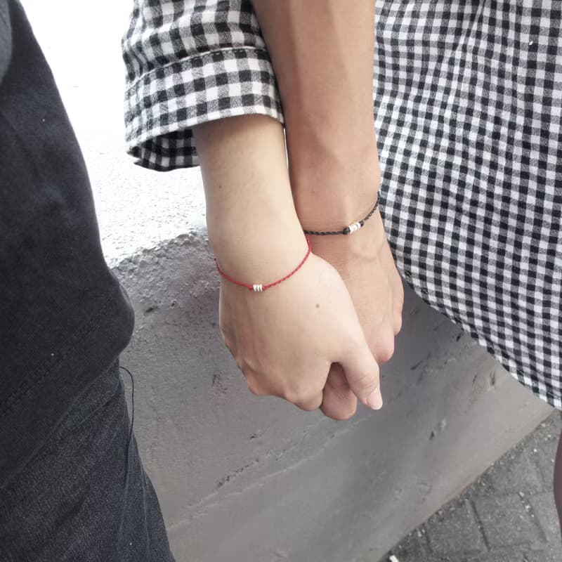 【手編蠟繩】甜甜圈 | 幸運蠟繩情侶手鍊 | 大員囡仔