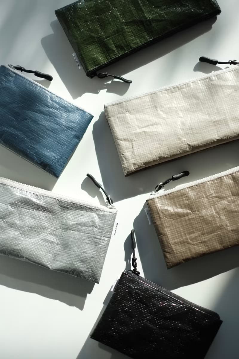 【2TONE long wallet】5つの収納 超軽量撥水 ポリエチレン ロングウォレット