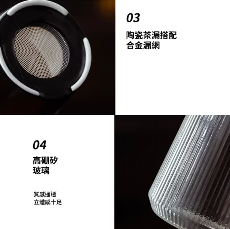 【無用日常】復古懷舊/泡茶杯/耐熱玻璃杯/實木把手/花茶杯