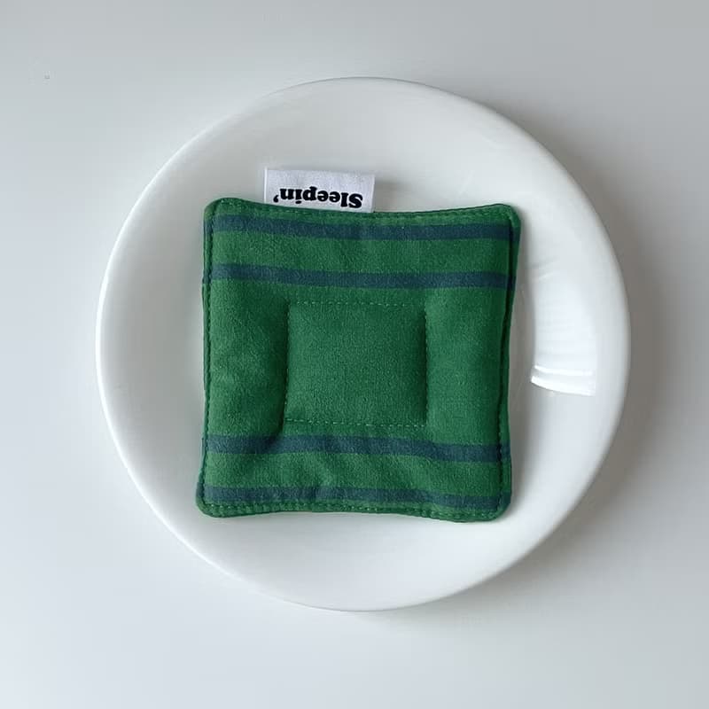 Cushion tea coaster (Green)