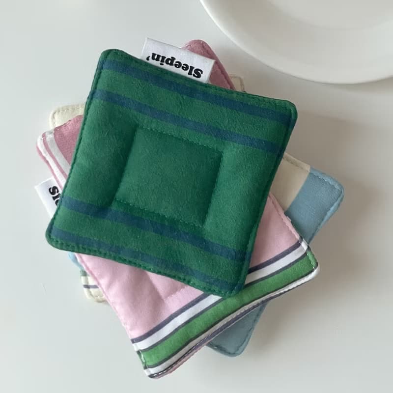 Cushion tea coaster (Green)
