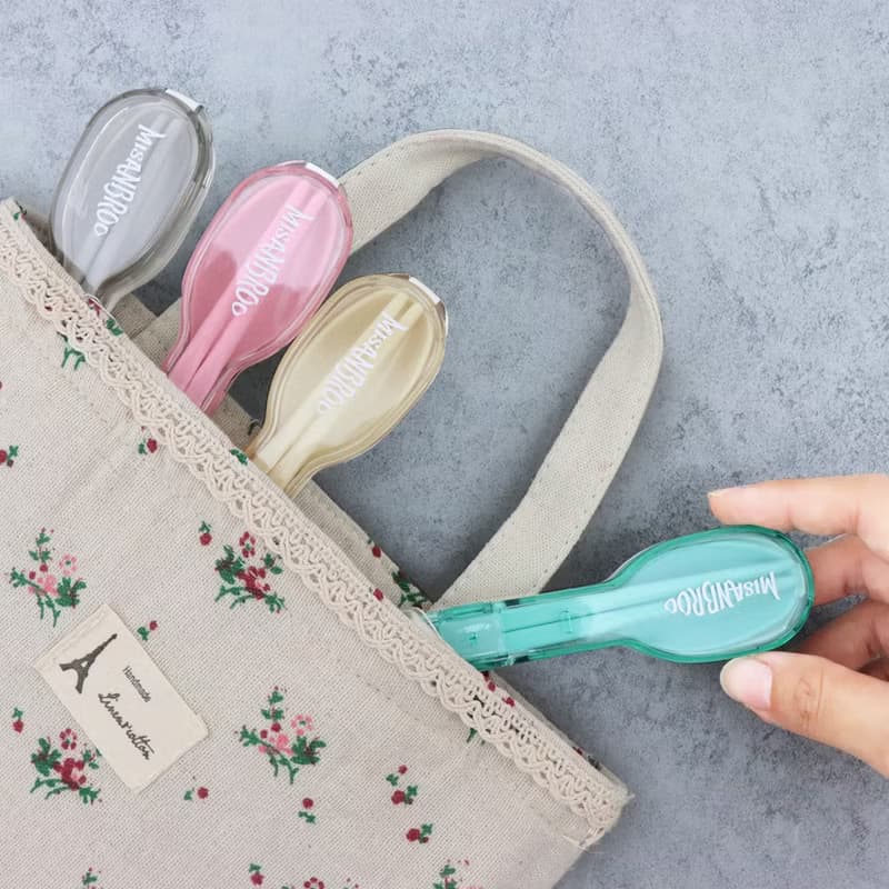 熱賣商品【OMORY】芬蘭MISANBROO 2in1便攜ABS餐具組(贈ST筷)