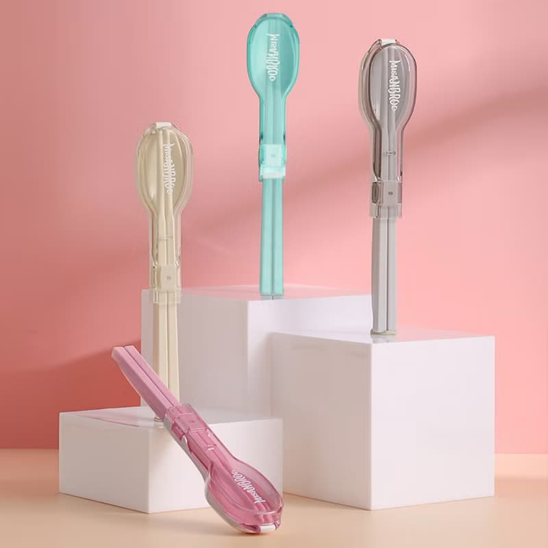 熱賣商品【OMORY】芬蘭MISANBROO 2in1便攜ABS餐具組(贈ST筷)