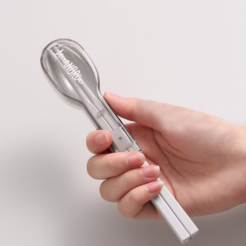 熱賣商品【OMORY】芬蘭MISANBROO 2in1便攜ABS餐具組(贈ST筷)