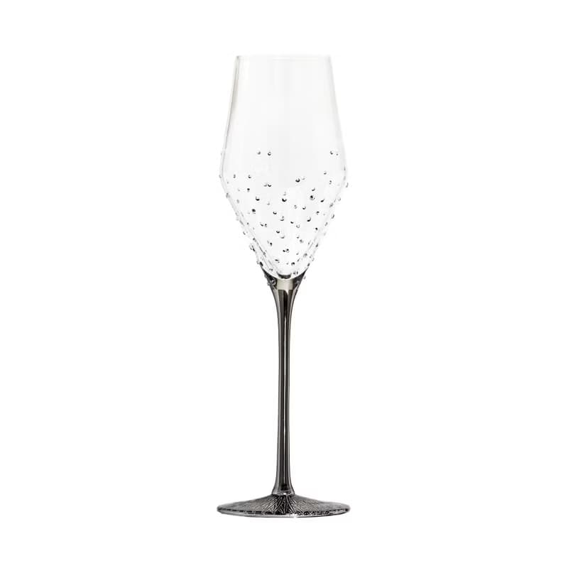 【GRANDI】奧地利 極光鉑金梗260 手工製  施華洛世奇水鑽酒杯