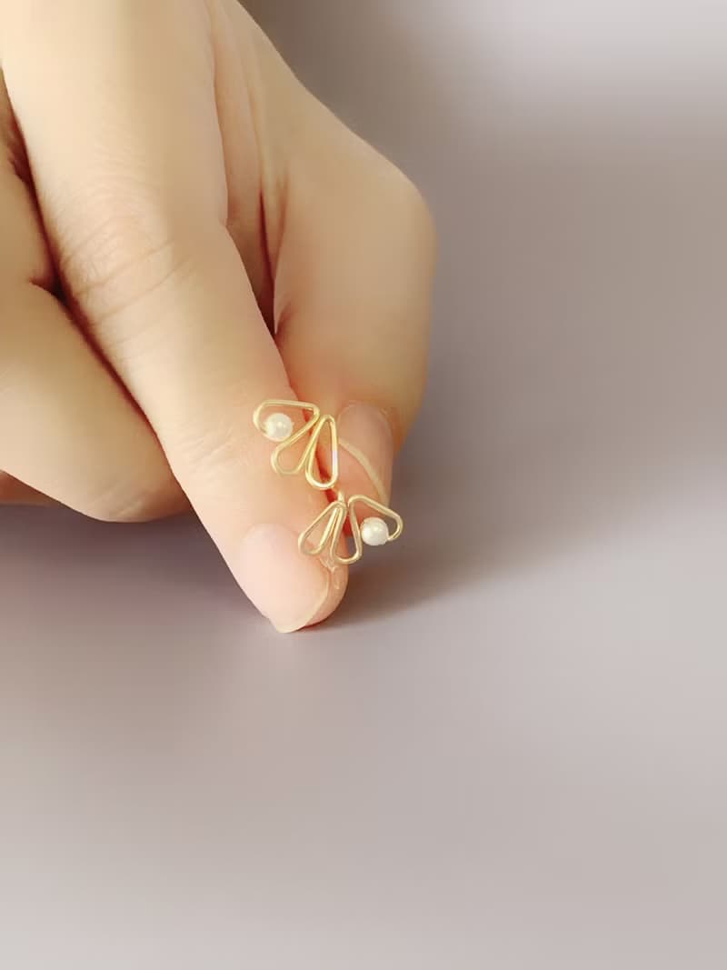 【母親節禮物】【新鮮人New Look】貝你遇見珍珠耳環 耳針耳夾14K
