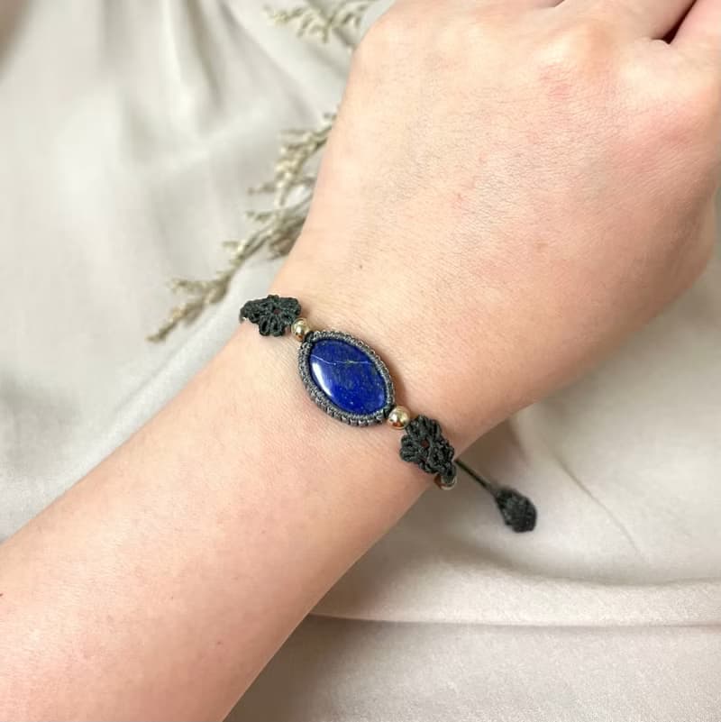 青金石編織手鍊/手環