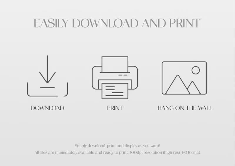 【數位】Neutral Boho Vases with Plants Printable Illustrated Calendar 2025 Modern Wall