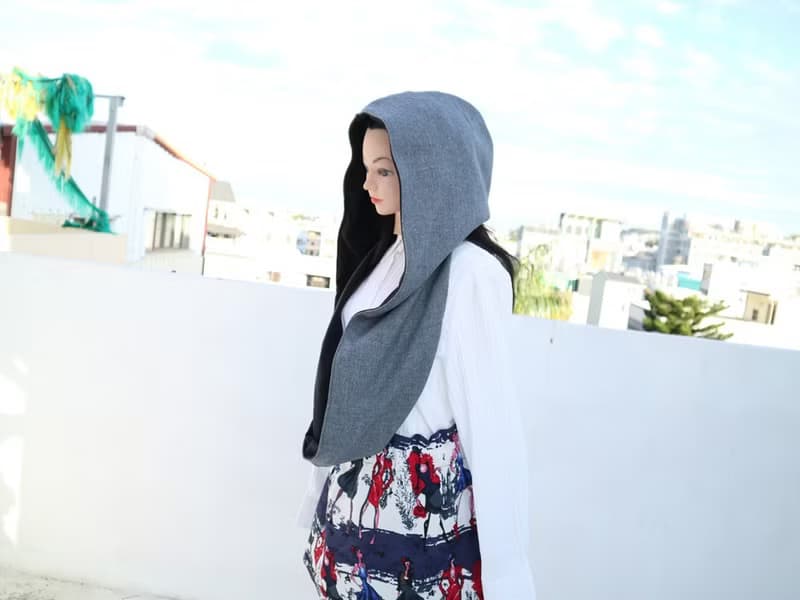 連帽圍脖. 帽子圍巾.scarf  雙面雙色 大人.小孩均適用