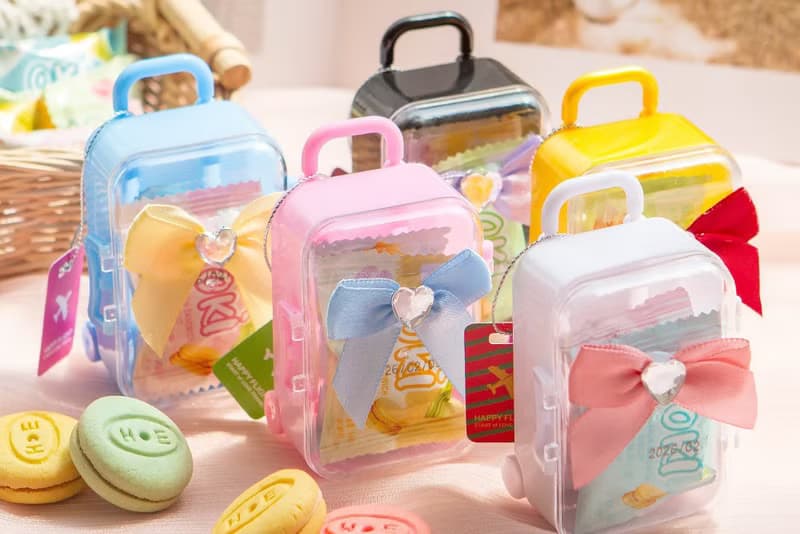 生日分享 創意行李箱餅乾(馬卡龍夾心餅2個入)