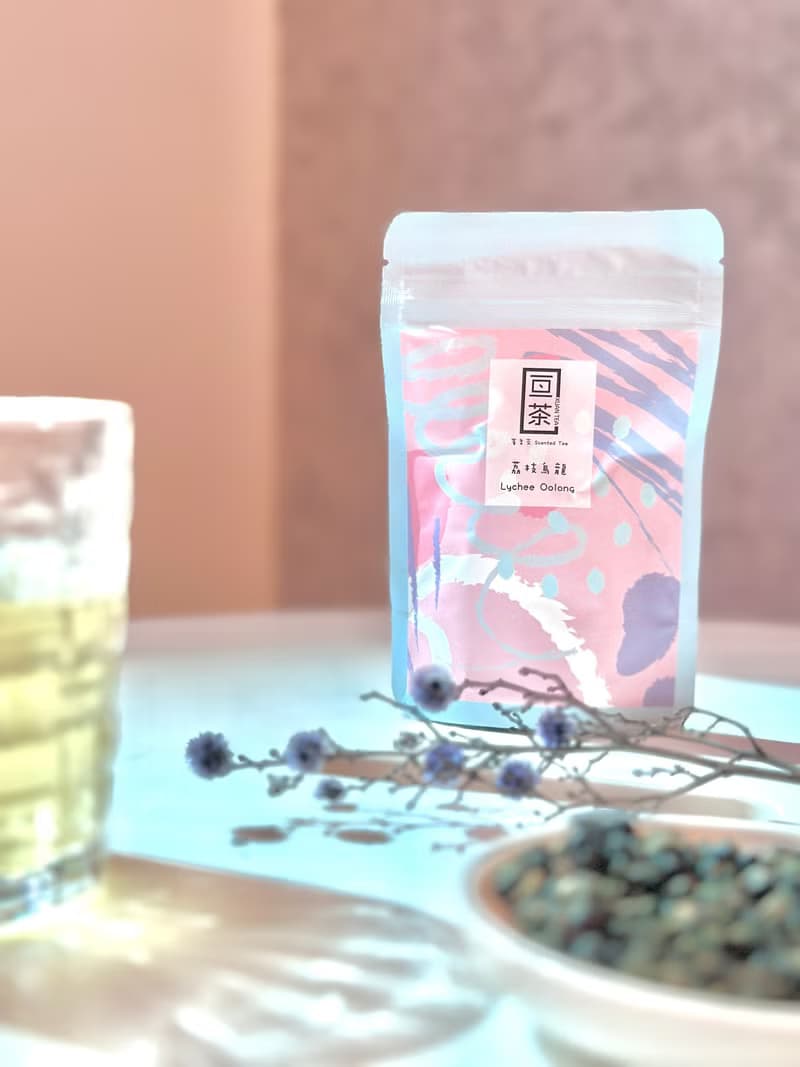 【荔枝烏龍茶包】水果 窨香 原葉立體茶包  5入  |亘茶