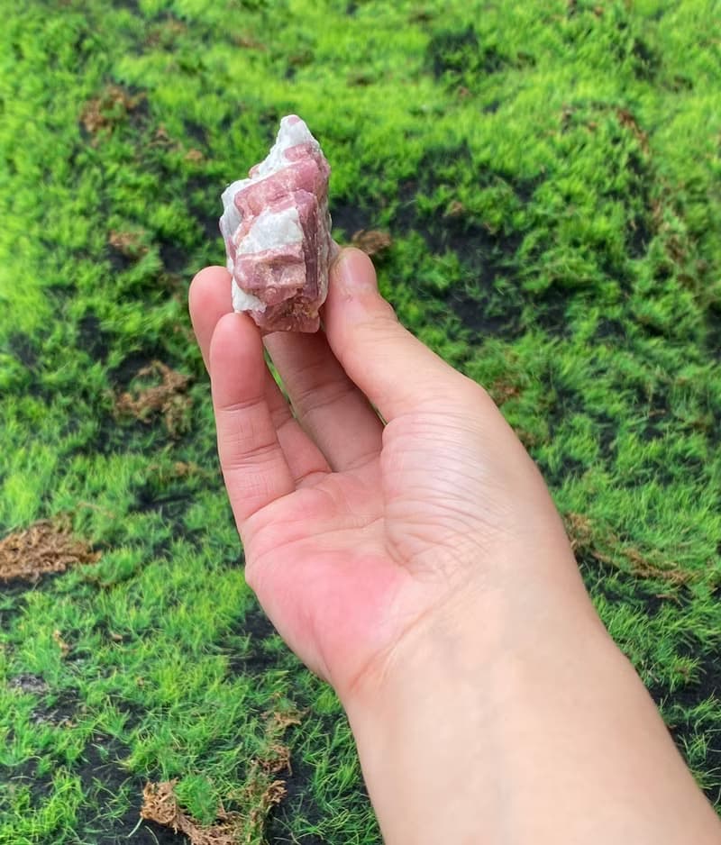 能量擺飾-天然溫柔系粉紅碧璽原石 旺桃花 增人緣 快速出貨