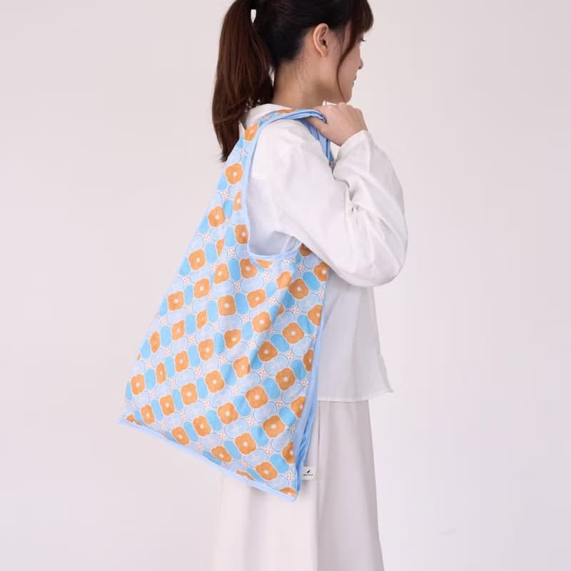 中型側揹背心袋/玻璃海棠18號/杏桃橘藍/經典新色IV