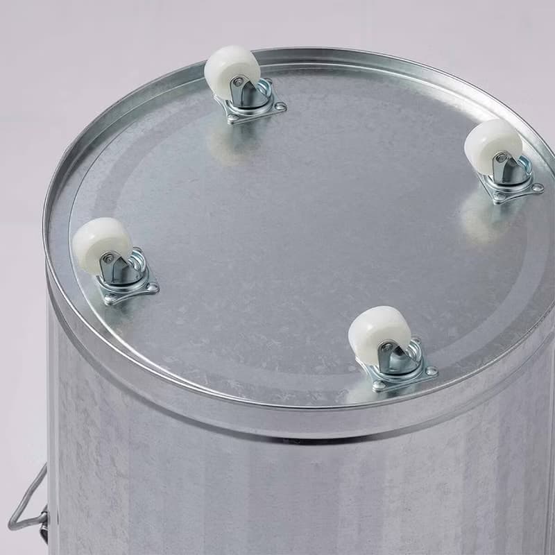 日本 OBAKETSU 手工製附輪垃圾桶 42L 儲物桶 收納桶