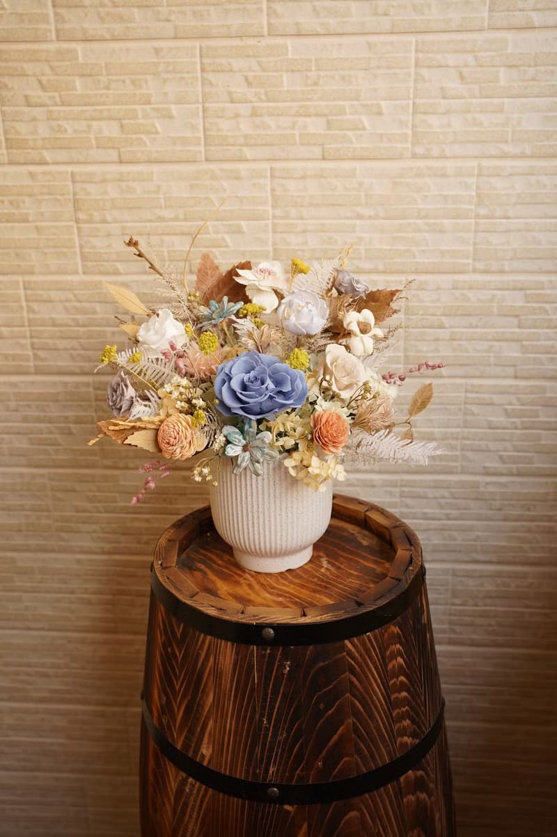 【竒花】繽紛果園永生乾燥盆花 開幕 喬遷 升遷 生日