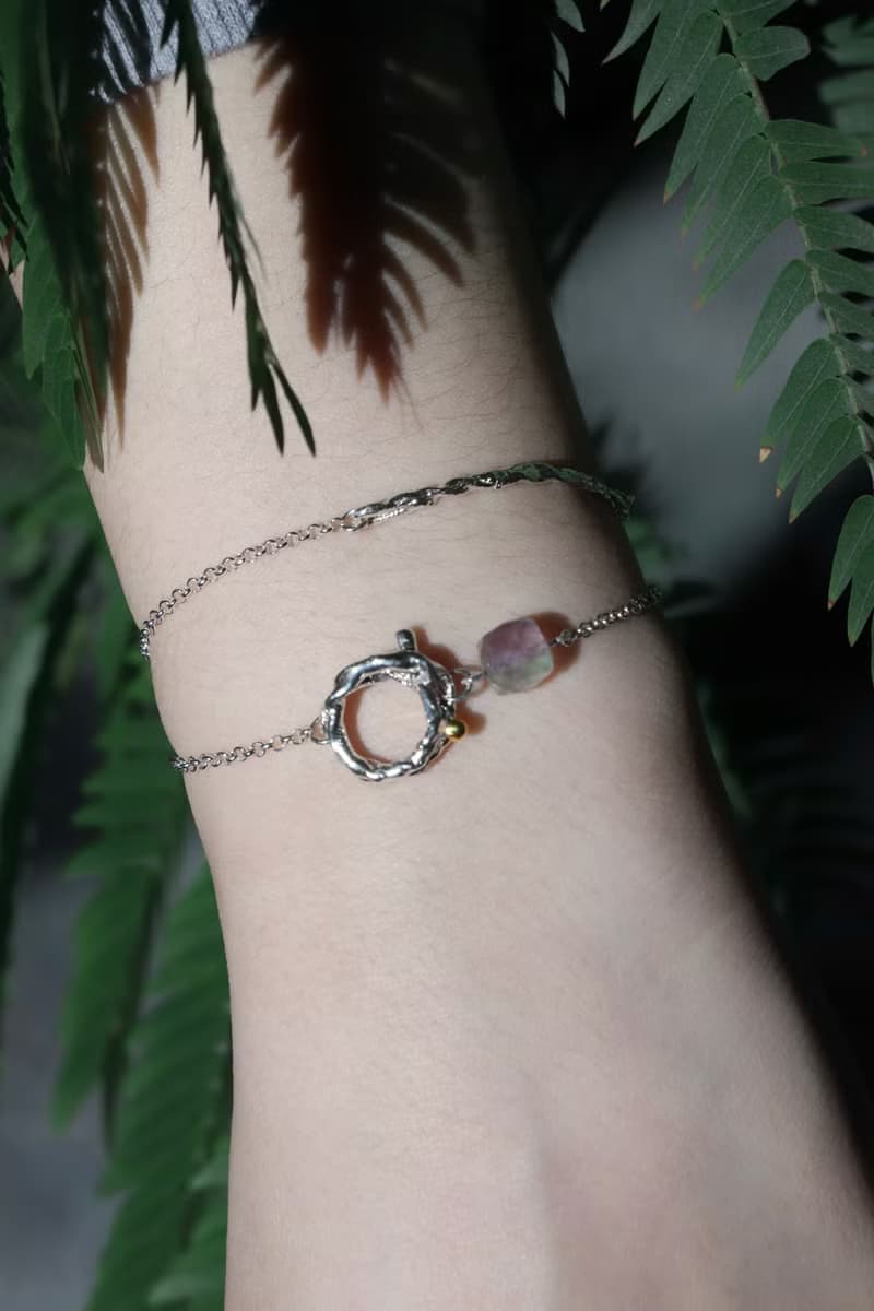 class a 雙層螢石 純銀手鍊 fluorite bracelet