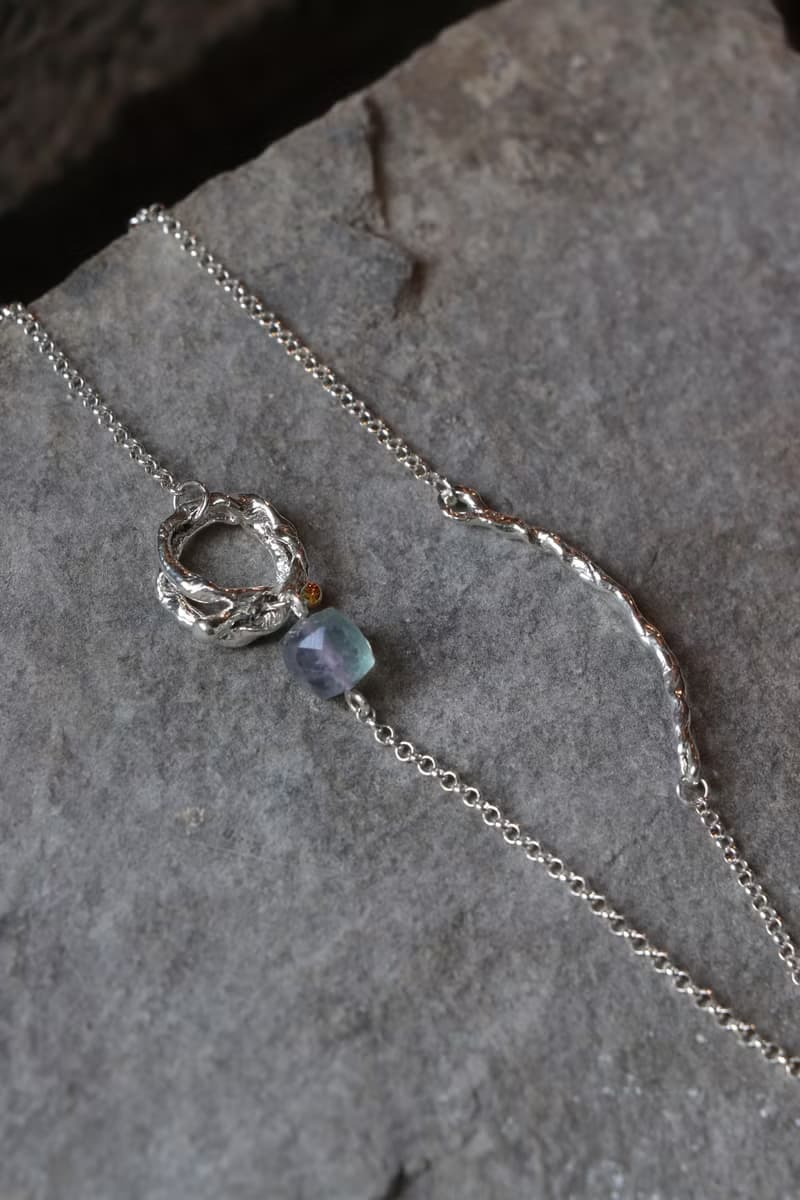 class a 雙層螢石 純銀手鍊 fluorite bracelet