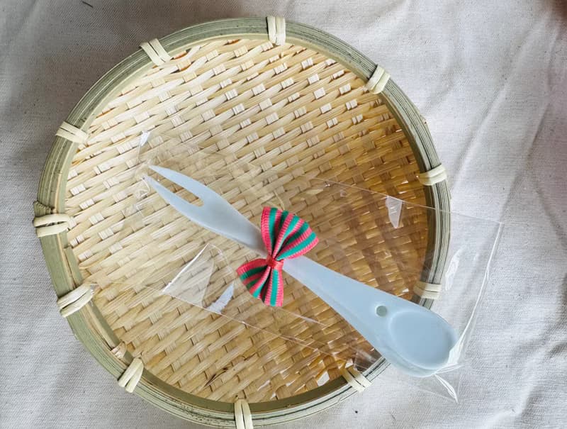 陶瓷造型叉子 /兩入一包裝 /婚禮小物/探房禮進場禮感恩禮桌上禮