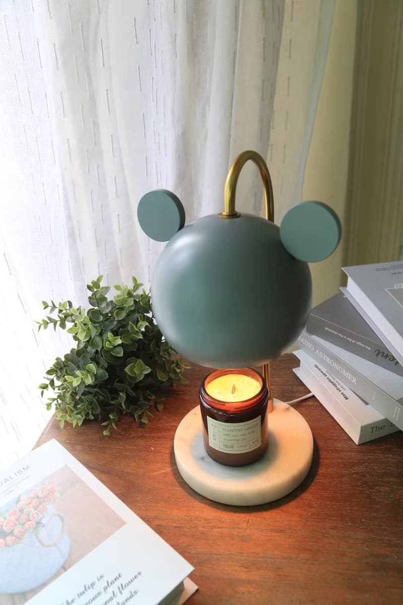 Mickey 米奇米妮大理石融蠟燈【定時款/調光款】兩色可選/藍/白