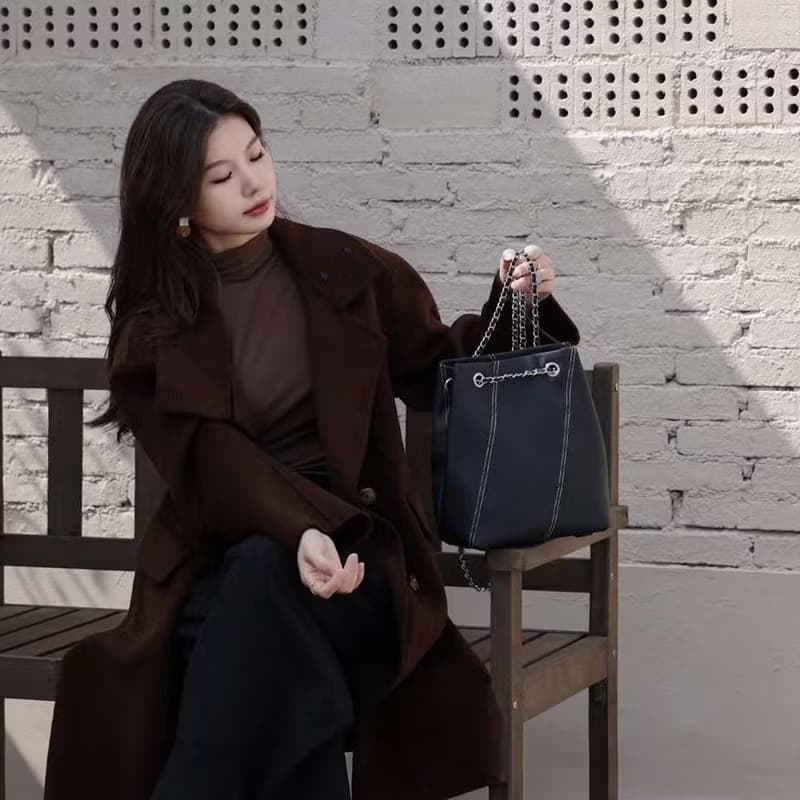 手提包 + 雙肩後背包 + 單肩包 + 斜挎包 真皮多功能女包 牛皮包