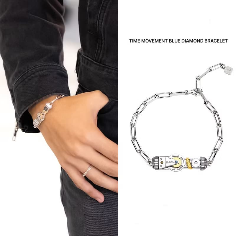 (TW PDF) TIME MOVEMENT BLUE DIAMOND BRACELET