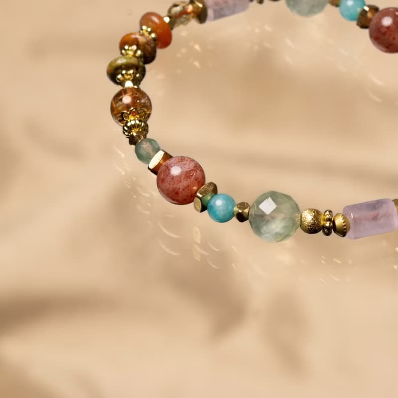 戀戀紅土城 // C1520太陽石圖畫石手鍊