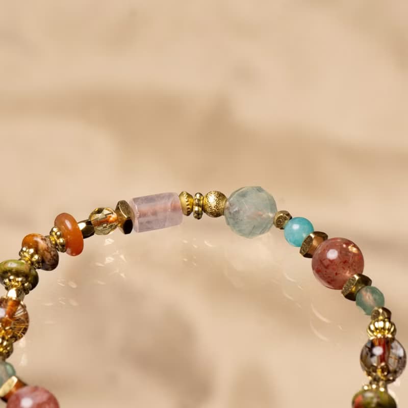 戀戀紅土城 // C1520太陽石圖畫石手鍊