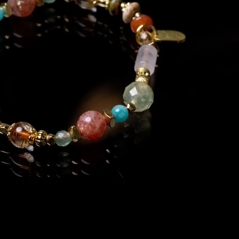 戀戀紅土城 // C1520太陽石圖畫石手鍊