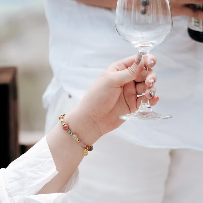 戀戀紅土城 // C1520太陽石圖畫石手鍊