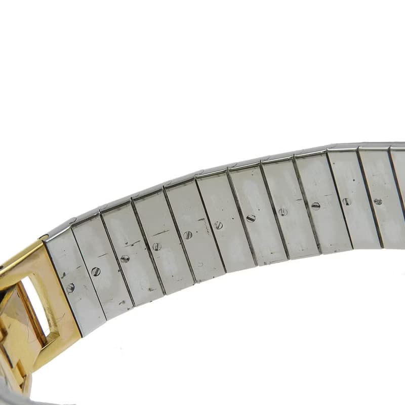 【日本直送】クリスチャンディオール Dior 腕時計 3026 SS × 金メッキ クオーツ アナログ表示 黒文字盤 レディース【中古】