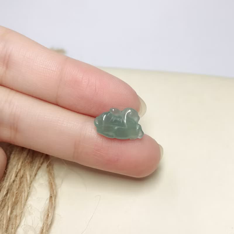 冰種翡翠唐馬 | 天然緬甸玉翡翠A貨 | 送禮