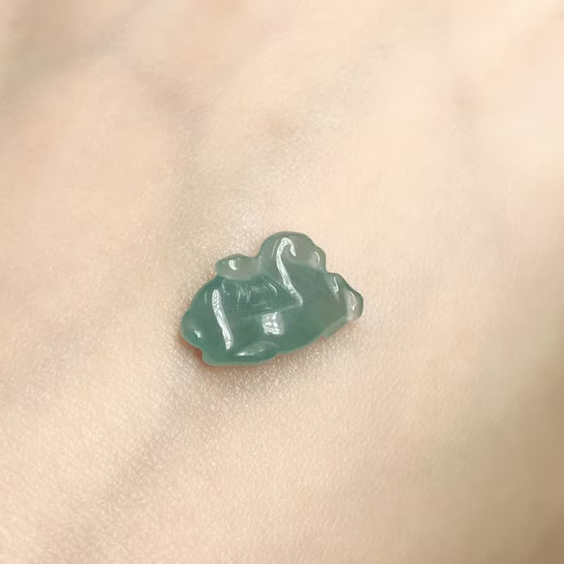 冰種翡翠唐馬 | 天然緬甸玉翡翠A貨 | 送禮