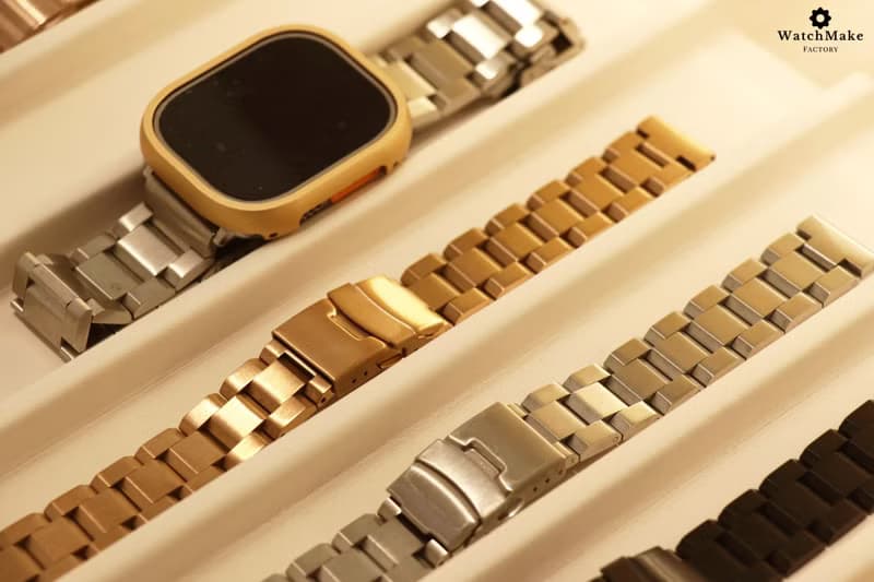 工業風斜角金屬錶帶—Apple Watch適用